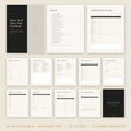 Landlord Move-In Move-Out Checklist Workbook mockup showing fillable rental inspection and condition report pages
